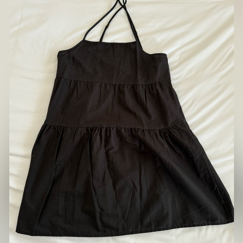 Black baby doll dress